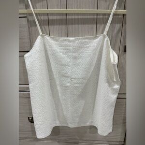 LOFT sequined square neck cami